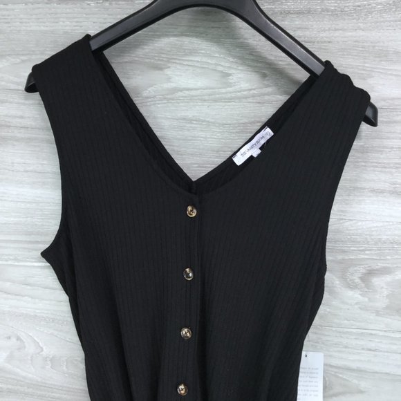 The Vanity Room Romper w/ Belt - Picture 2 of 5